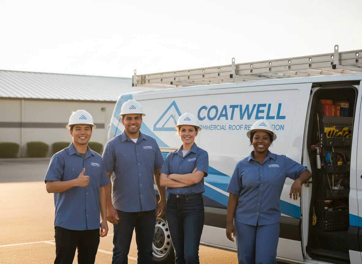 Commercial roof coating company in Kenedy, TX